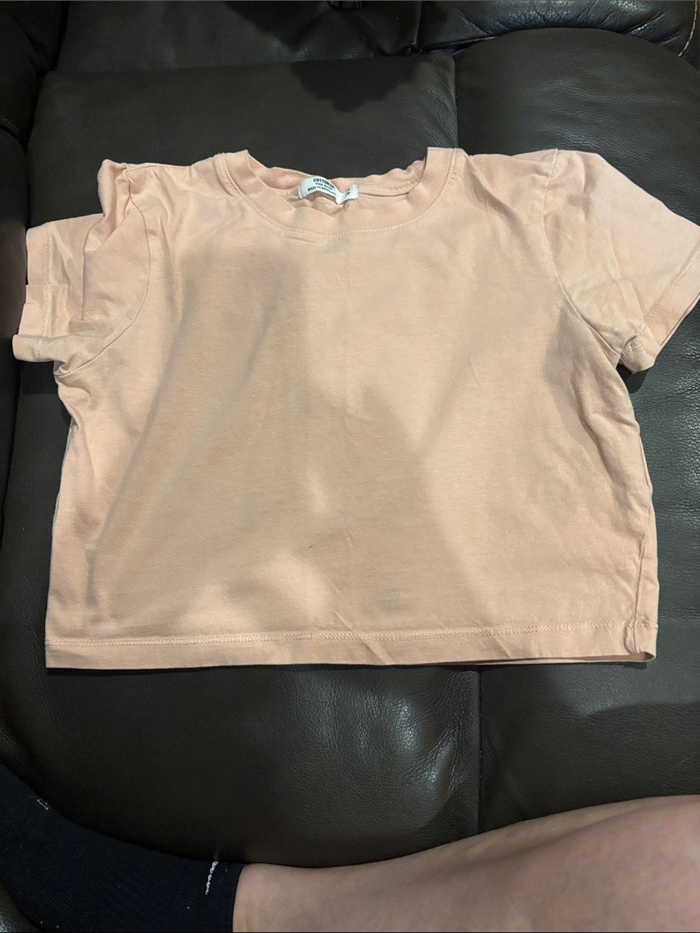 Cotton On Kids Peach Short Sleeve Crewneck Tee